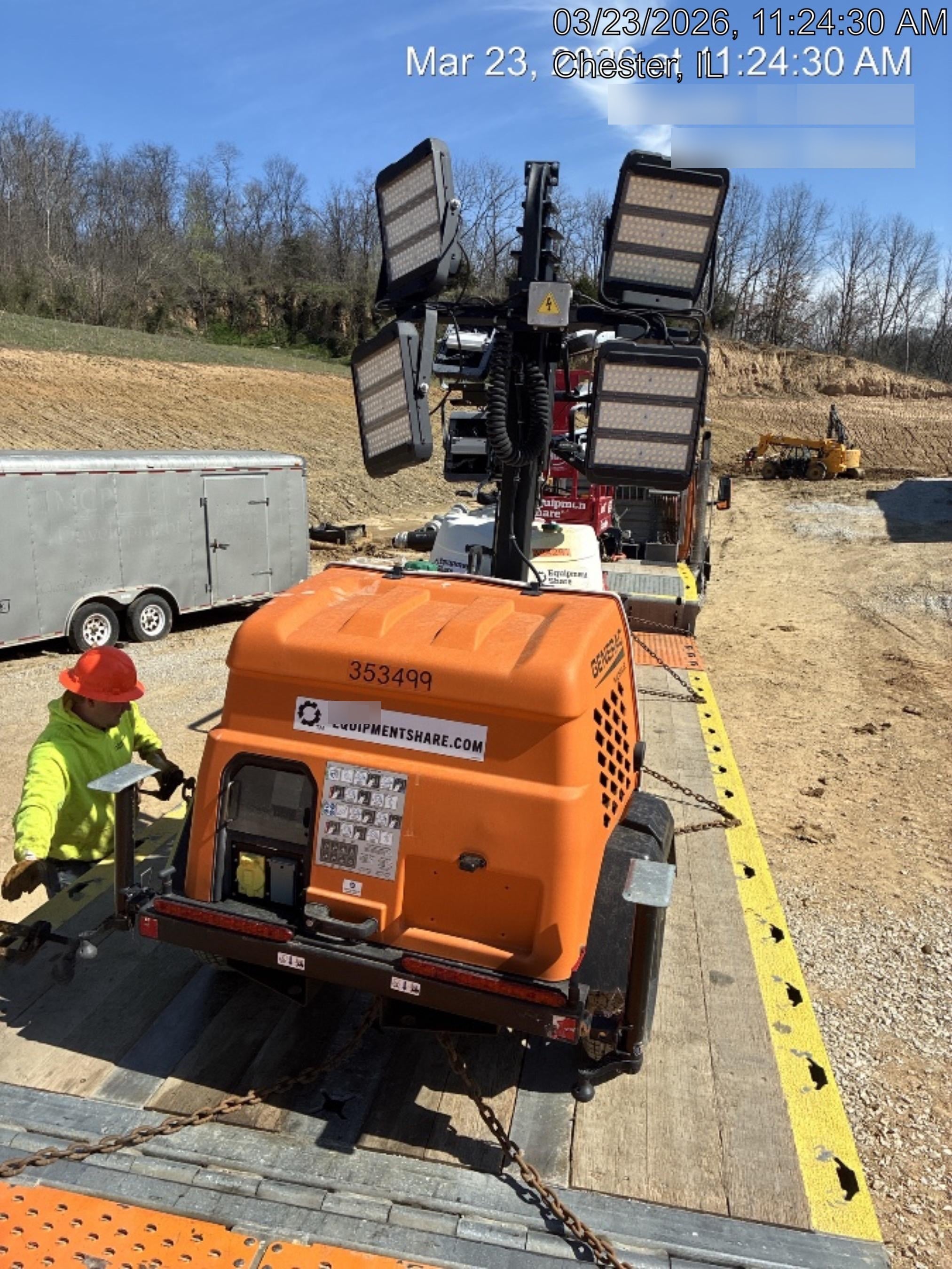 2023 Generac MLT2 Diesel, Flex Switch 120V Input, Powerzone Controller, (4) 320W LED Lights, 4kW Generator, 39.9 Gal Fuel Tank, 2" Ball, T3