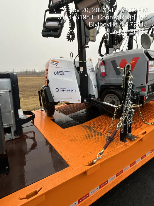 2023 Generac MLT2 Diesel, Flex Switch 120V Input, Powerzone Controller, (4) 320W LED Lights, 4kW Generator, 39.9 Gal Fuel Tank, 2" Ball, T3