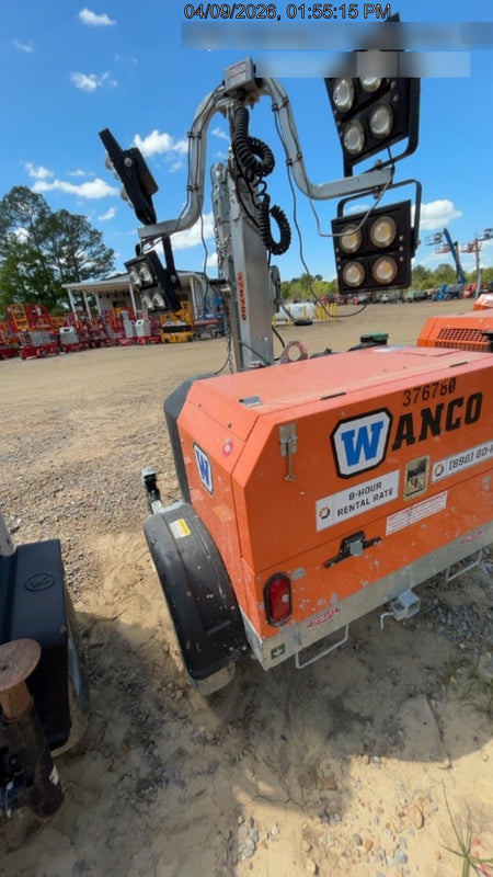 2023 Wanco WLTT-4MM4K Diesel, Deep Sea Controller, Shore Power Plug, Auto Start, (4) 350W LED Floodlights, 4kW Generator, 60 Gal Fuel Tank, 2" Ball, T3