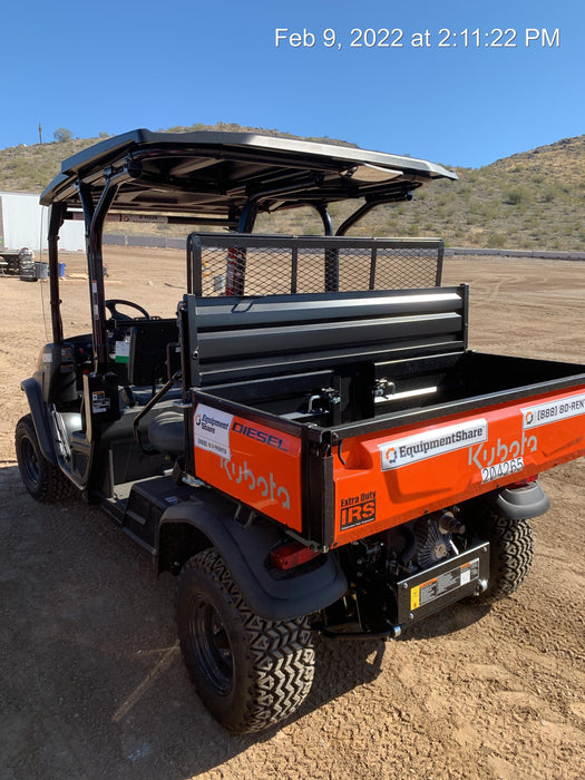 2022 Kubota RTV-X1140W-H Plastic Canopy, Windshield Acrylic Clear, LED Strobe Light, Wire Harness Kit, Back up Alarm