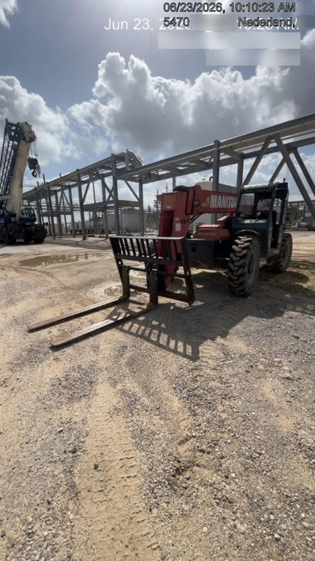 2018 Manitou 12042 Manitou MTA 12042 w/Cab/Heat/AC, Work Lights/Strobe, Aux Hyd, Solid Tires, Lift Hook, 66" Carriage, 72" Forks