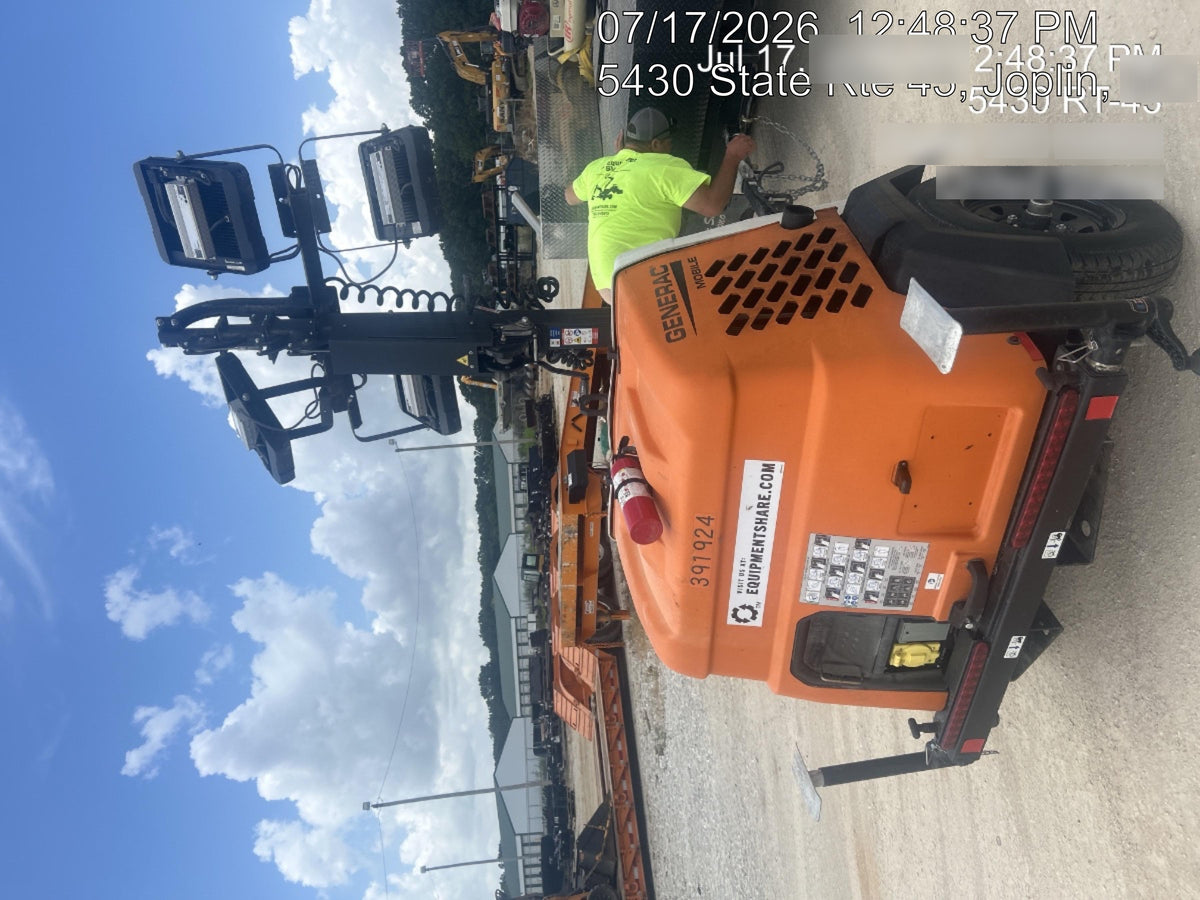 2024 Generac MLT2 Diesel, Flex Switch 120V Input, Powerzone Controller, 
(4) 320W LED Lights, 4kW Generator, 39.9 Gal Fuel Tank, 2" Ball, T3