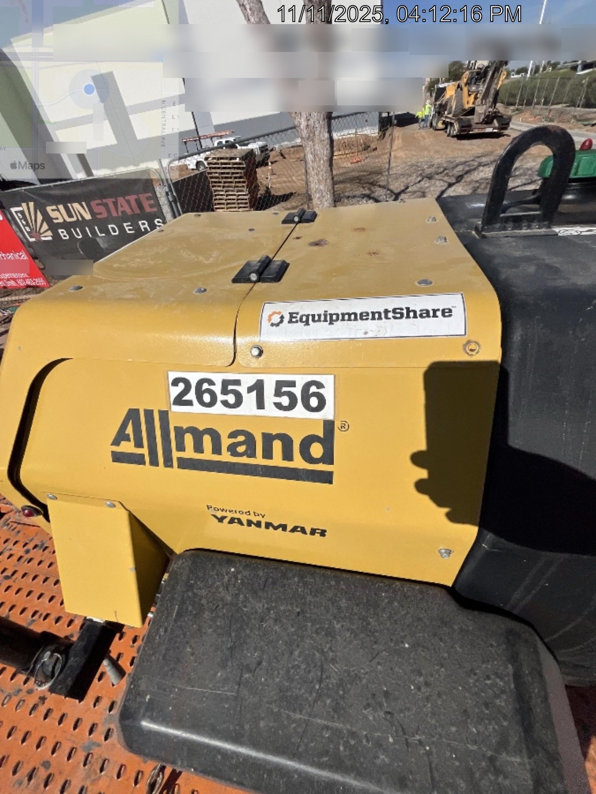 2022 Allmand NLV3GR (4) LED Light Fixture 350W, 23' Vertical Mast, 3kW Prime, Towable, ES Decals, T3