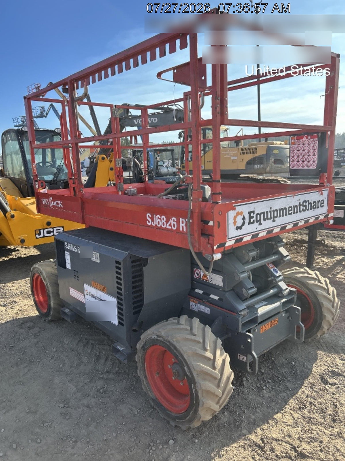 2021 SKYJACK SJ6826 RT