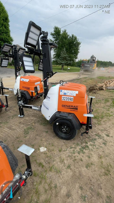 2023 Generac MLT2 Diesel, Flex Switch 120V Input, Powerzone Controller, (4) 320W LED Lights, 4kW Generator, 39.9 Gal Fuel Tank, 2" Ball, T3