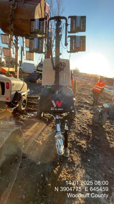 2024 Wacker Neuson LTT4 Diesel, Kohler KDW702, Deep Sea Controller, Auto Start, LED 320W, Bypass Outlet, T3