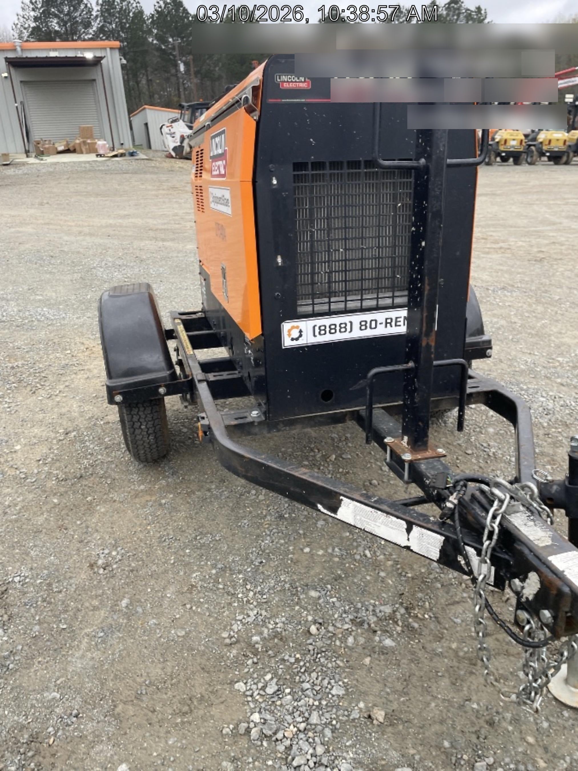 2022 Lincoln Electric LE400 Kubota V1505, Trlr, Cable Rack, Light Kit, ES Decals, T3