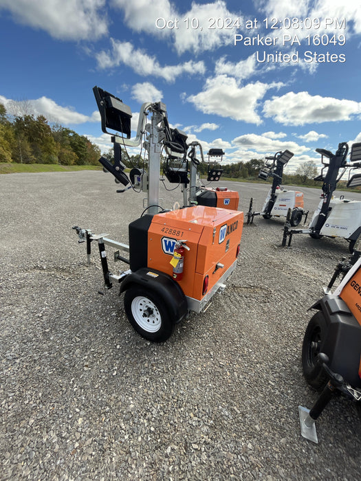 2024 Wanco WLTT-4MM4K Diesel, Deep Sea Controller, Shore Power Plug, Auto Start, (4) 350W LED Floodlights, 4kW Generator, 60 Gal Fuel Tank, 2" Ball, T3