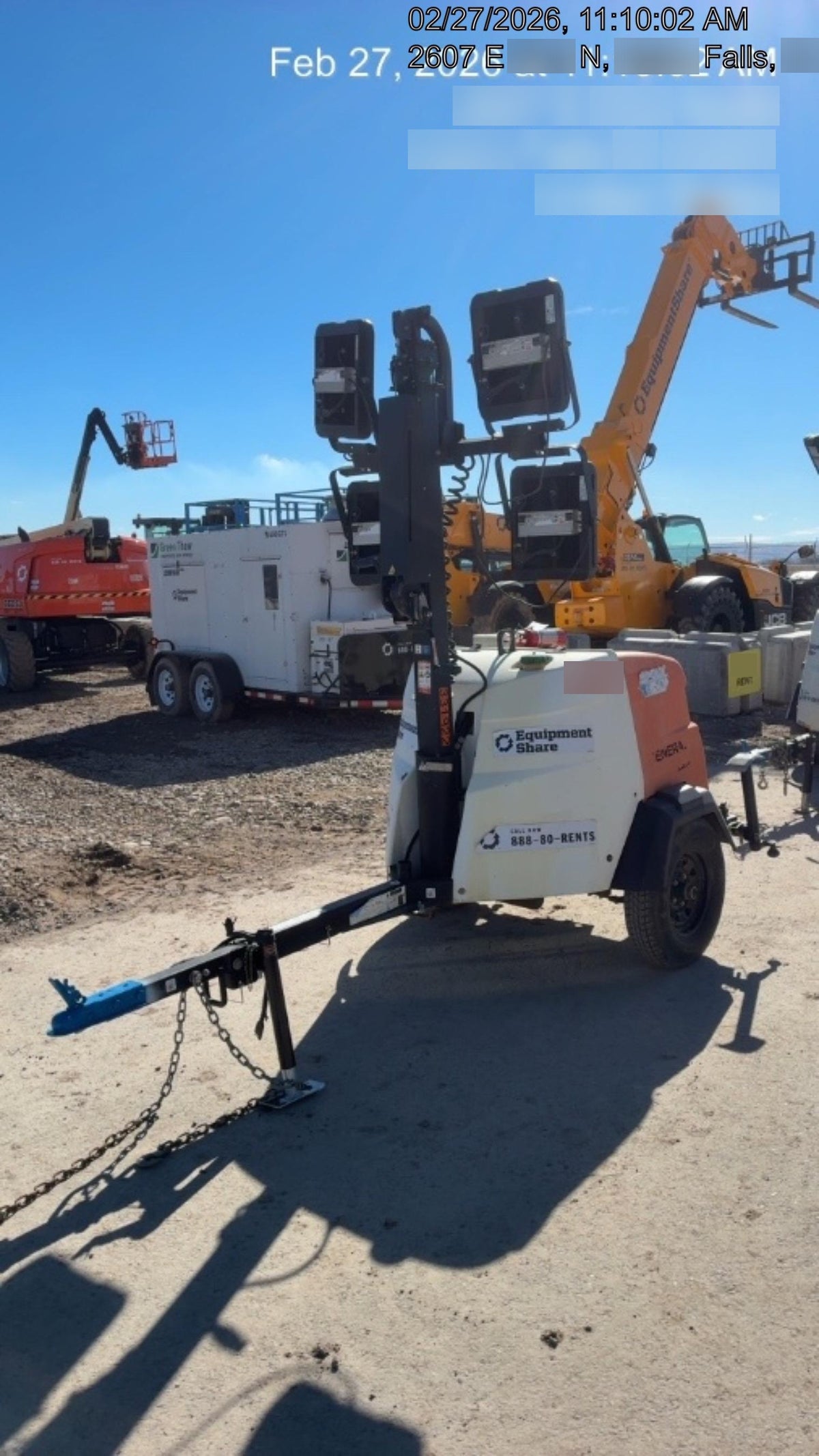 2023 Generac MLT2 Diesel, Flex Switch 120V Input, Powerzone Controller, (4) 320W LED Lights, 4kW Generator, 39.9 Gal Fuel Tank, 2" Ball, T3