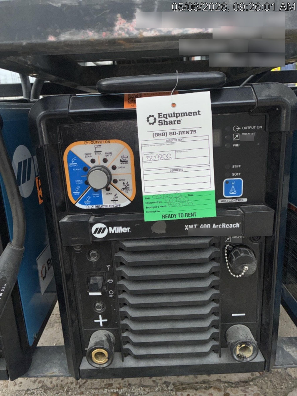 2025 MILLER ELECTRIC XMT 400