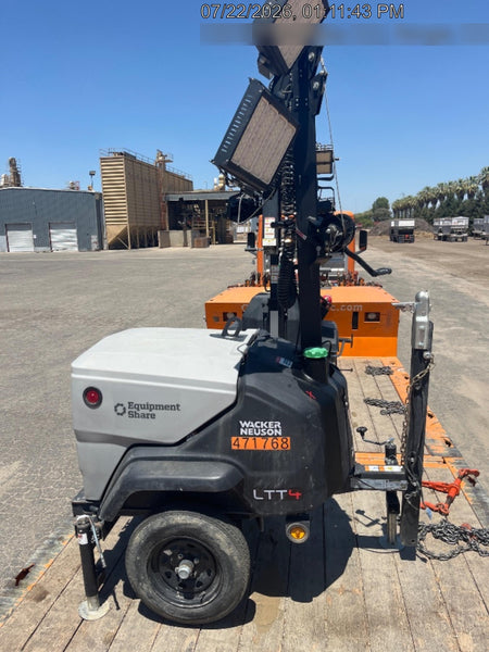 2024 Wacker Neuson LTT4 Diesel, Kohler KDW702, Deep Sea Controller, Auto Start, LED 320W, Bypass Outlet, T3