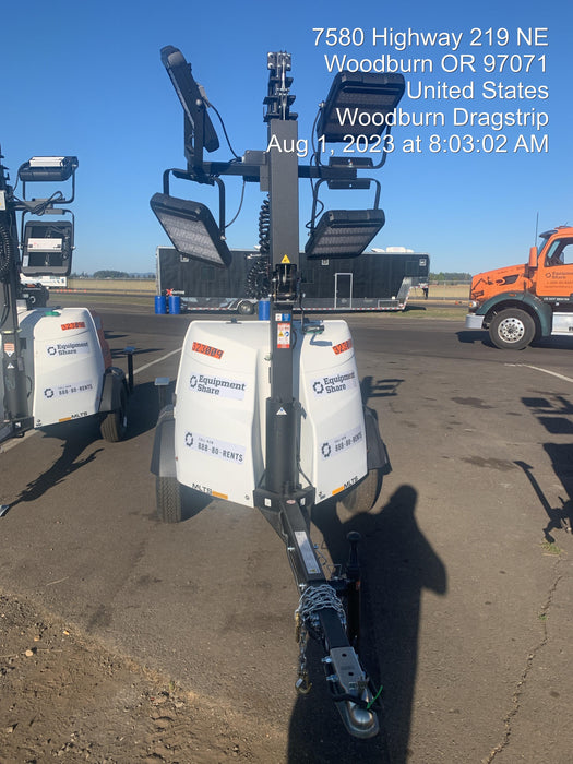 2023 Generac MLT2 Diesel, Flex Switch 120V Input, Powerzone Controller, (4) 320W LED Lights, 4kW Generator, 39.9 Gal Fuel Tank, 2" Ball, T3