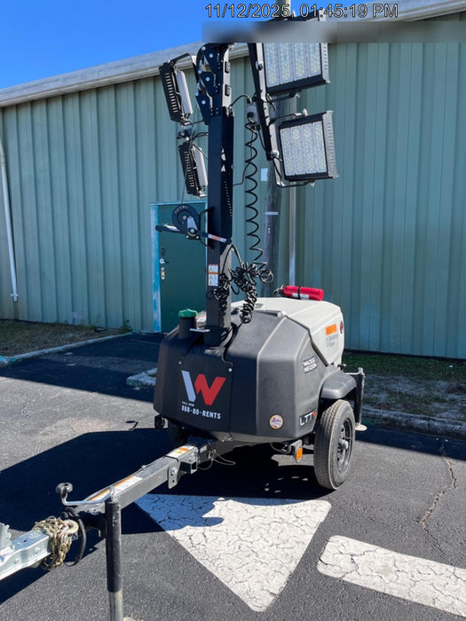 2024 Wacker Neuson LTT4 Diesel, Kohler KDW702, Deep Sea Controller, Auto Start, LED 320W, Bypass Outlet, T3