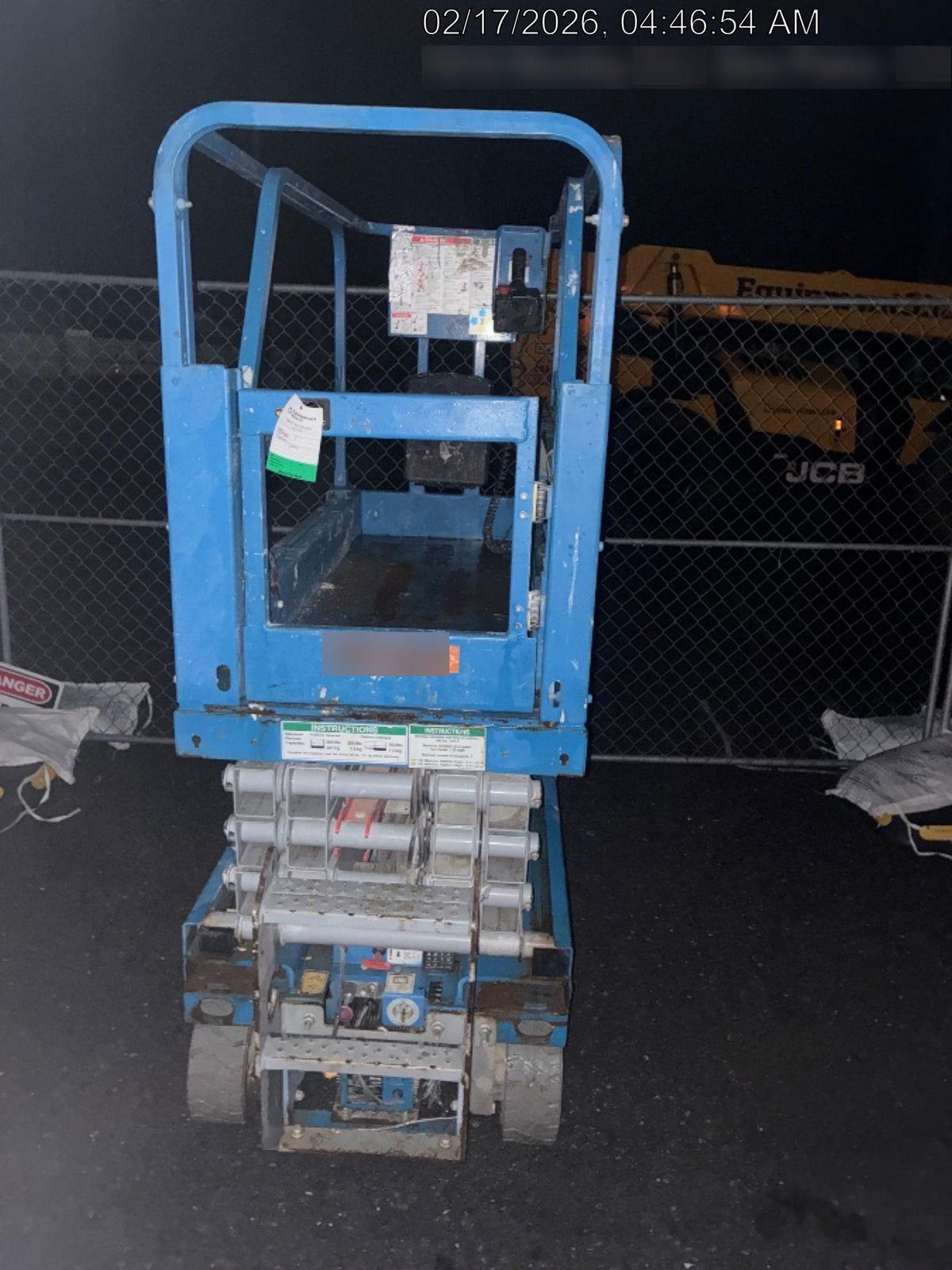 2019 Genie GS-1930 Half Height Swing Gate, 800W Inverter