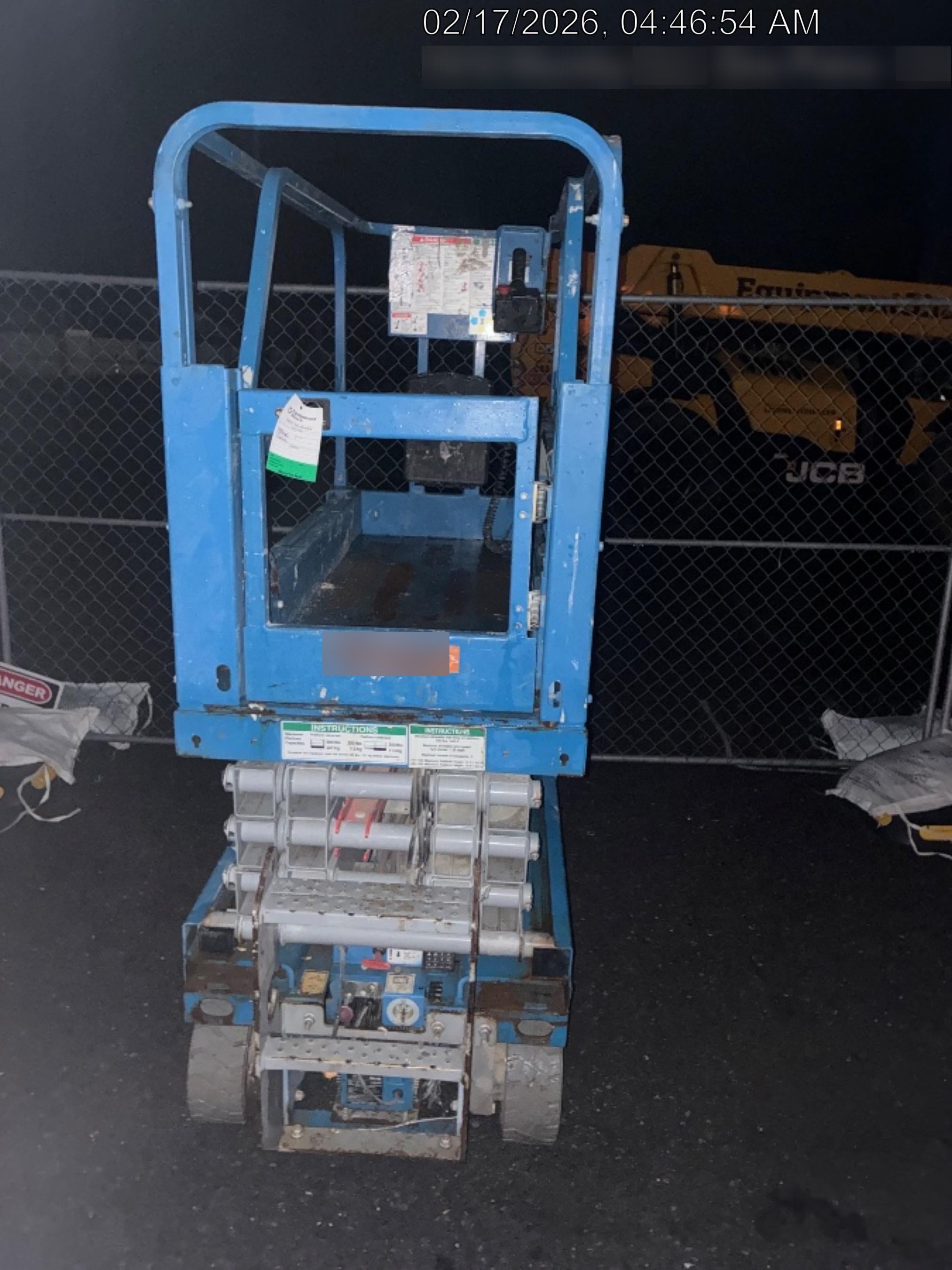 2019 Genie GS-1930 Half Height Swing Gate, 800W Inverter