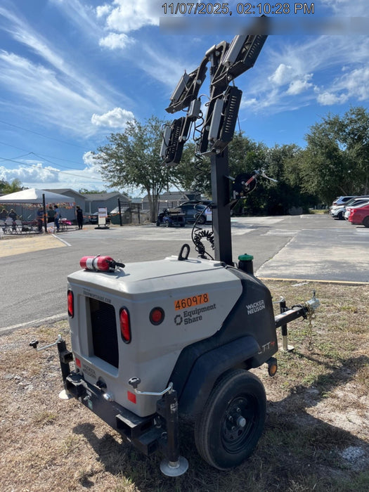 2024 Wacker Neuson LTT4 Diesel, Kohler KDW702, Deep Sea Controller, Auto Start, LED 320W, Bypass Outlet, T3