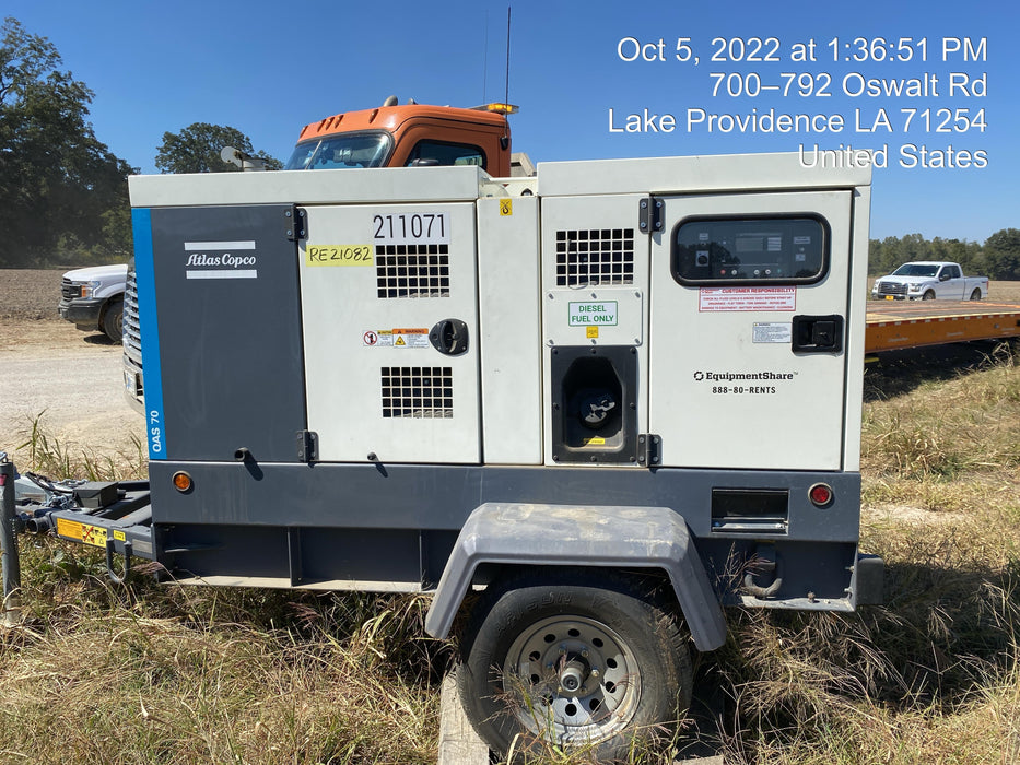 2022 ATLAS COPCO QAS 70