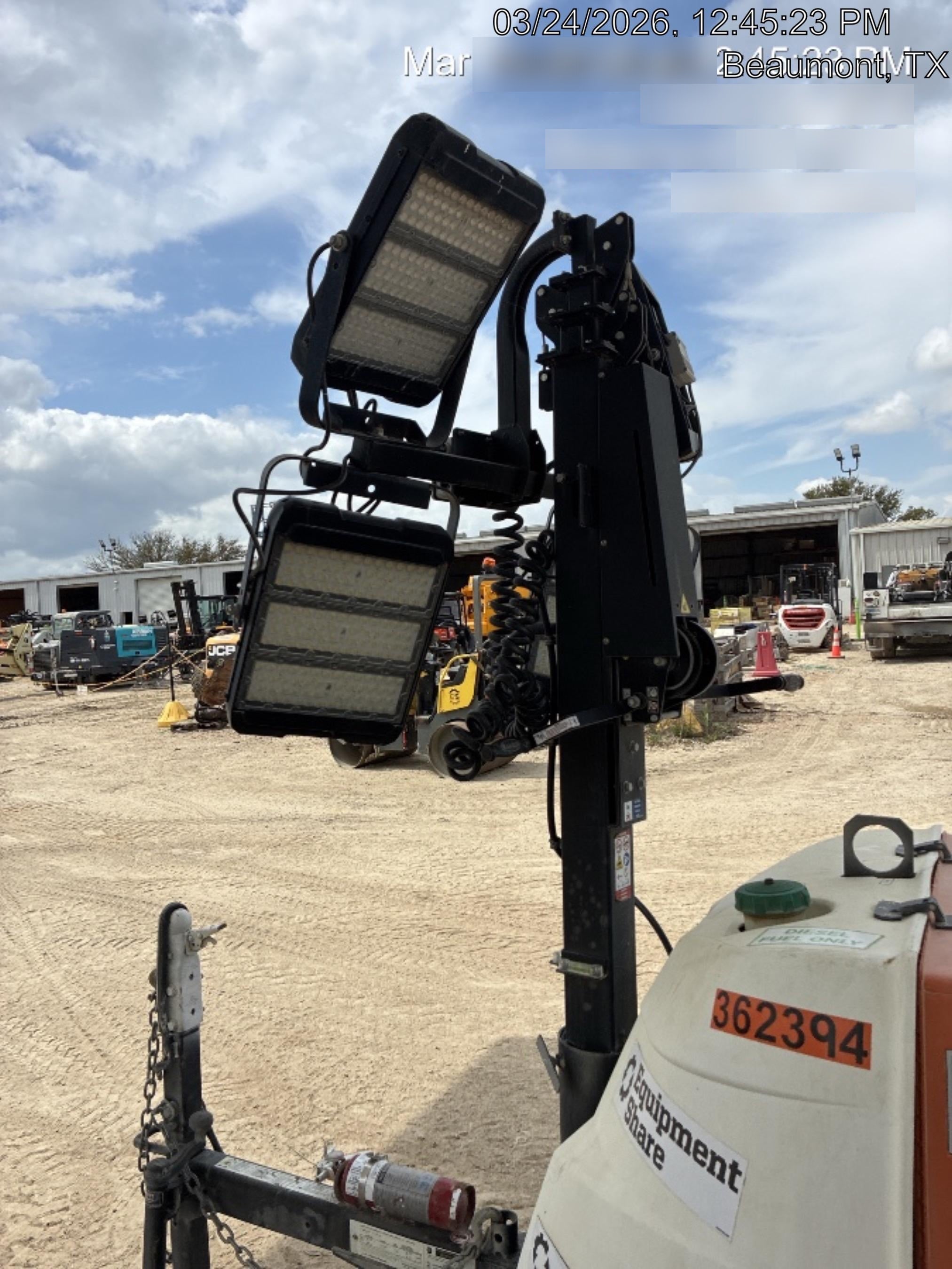 2023 Generac MLT2 Diesel, Flex Switch 120V Input, Powerzone Controller, 
(4) 320W LED Lights, 4kW Generator, 39.9 Gal Fuel Tank, 2" Ball, T3