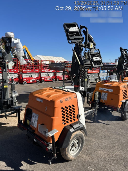 2023 Generac MLT2 Diesel, Flex Switch 120V Input, Powerzone Controller, (4) 320W LED Lights, 4kW Generator, 39.9 Gal Fuel Tank, 2" Ball, T3