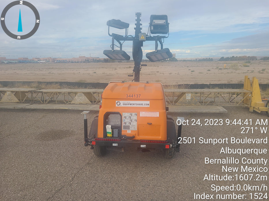 2023 Generac MLT2 Diesel, Flex Switch 120V Input, Powerzone Controller, (4) 320W LED Lights, 4kW Generator, 39.9 Gal Fuel Tank, 2" Ball, T3