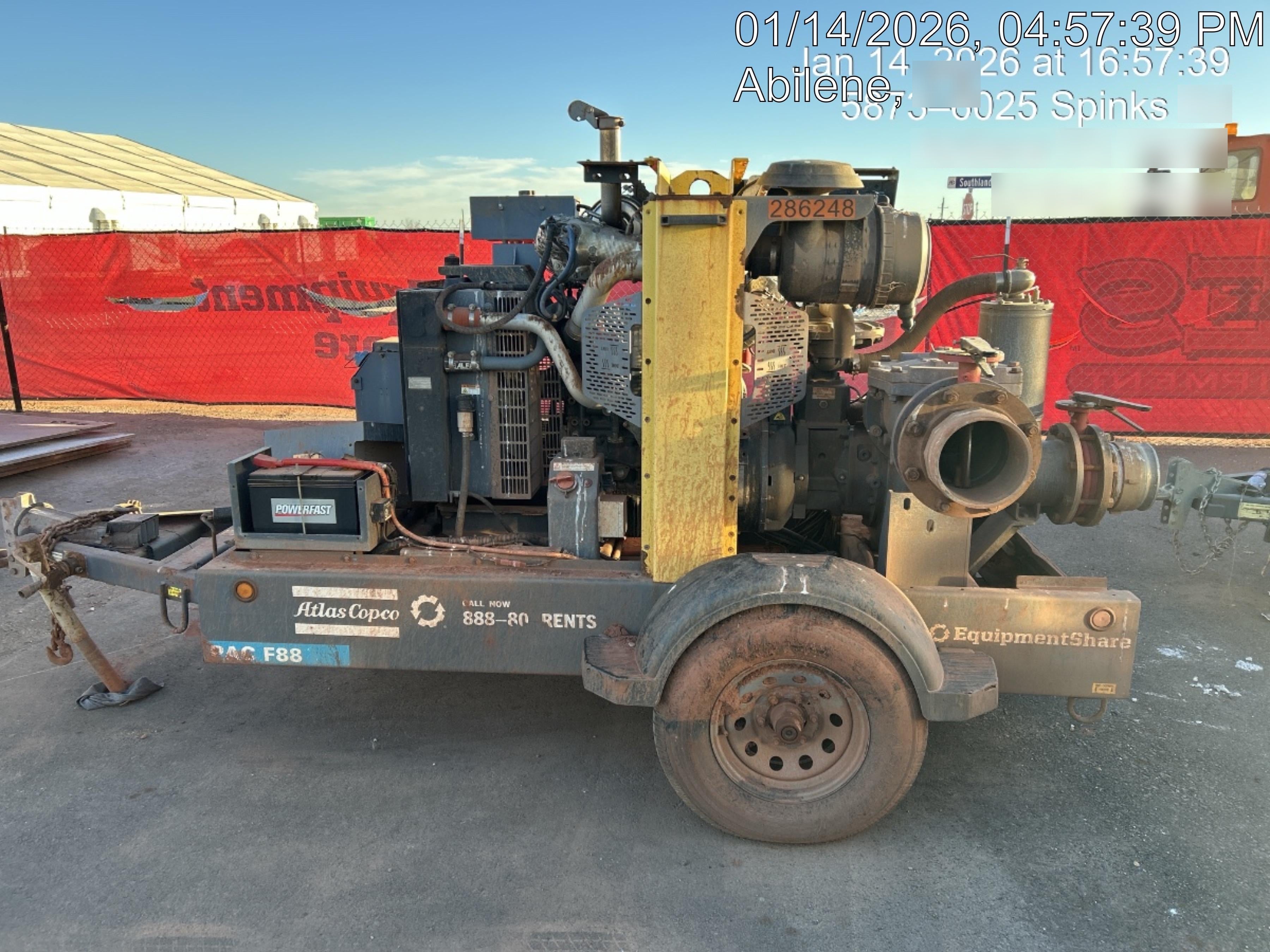 2022 ATLAS COPCO PAC F88 PD