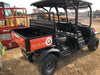2021 Kubota RTV-X1140W-H Plastic Canopy, Windshield Acrylic Clear, LED Strobe Light, Wire Harness Kit, Back up Alarm