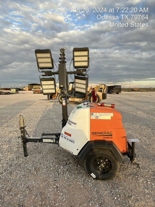 2024 Generac MLT2 Diesel, Flex Switch 120V Input, Powerzone Controller, 
(4) 320W LED Lights, 4kW Generator, 39.9 Gal Fuel Tank, 2" Ball, T3