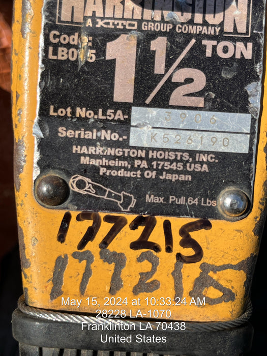 2021 HARRINGTON L5LB015-20