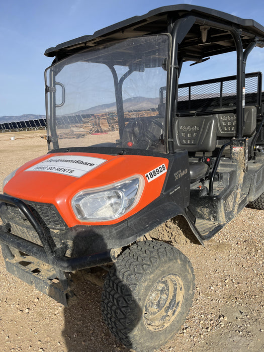 Kubota RTV-X1140W-H Plastic Canopy, Windshield Acrylic Clear, LED Strobe Light, Wire Harness Kit, Back up Alarm