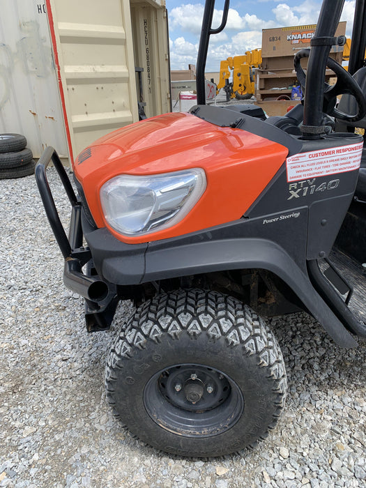 Kubota RTV-X1140W-H Canopy, 4-Seater, Diesel, Windshield Acrylic Clear, LED Strobe, Backup Alarm