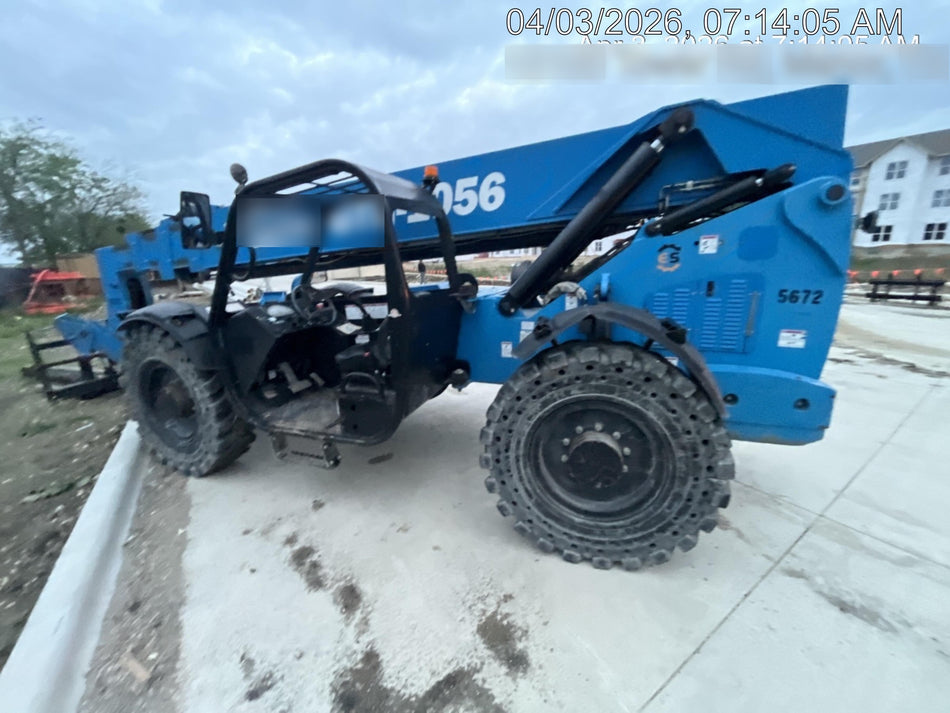 2017 Genie GTH-1056 Genie GTH1056, Solid Tires, 60" carriage, Open ROPS