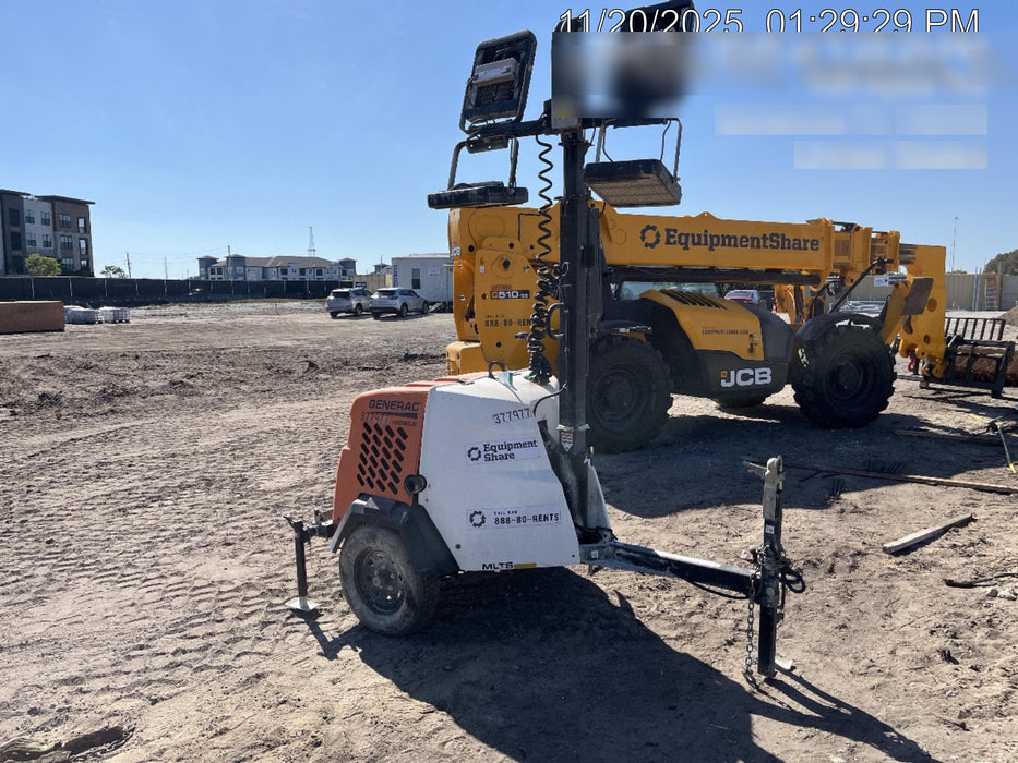 2023 Generac MLT2 Diesel, Flex Switch 120V Input, Powerzone Controller, 
(4) 320W LED Lights, 4kW Generator, 39.9 Gal Fuel Tank, 2" Ball, T3