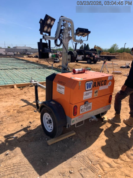 2024 Wanco WLTT-4MM4K Diesel, Deep Sea Controller, Shore Power Plug, Auto Start, (4) 350W LED Floodlights, 4kW Generator, 60 Gal Fuel Tank, 2" Ball, T3