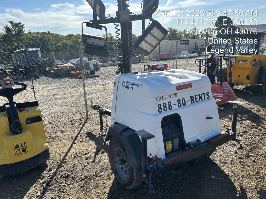 2023 Generac MLT2 Diesel, Flex Switch 120V Input, Powerzone Controller, 
(4) 320W LED Lights, 4kW Generator, 39.9 Gal Fuel Tank, 2" Ball, T3