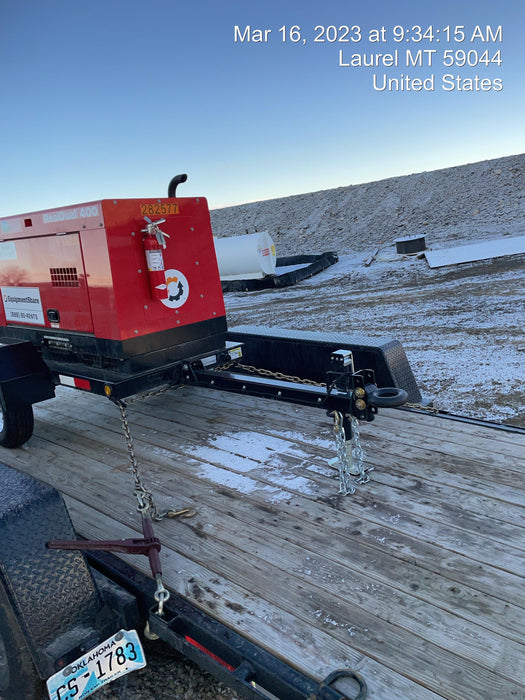 2022 Shindaiwa DGW400MDL Kubota D902 Engine, 23 HP, Dual Op Welder, Wire, Arc, Droop Stick, Tig, and CC Stick Functionality, Simulphase, 3 Phase and 1 Phase Gen Output, Single Axle NB Trlr, Slr Trckl Chrg 12V 12W, Fire Ext