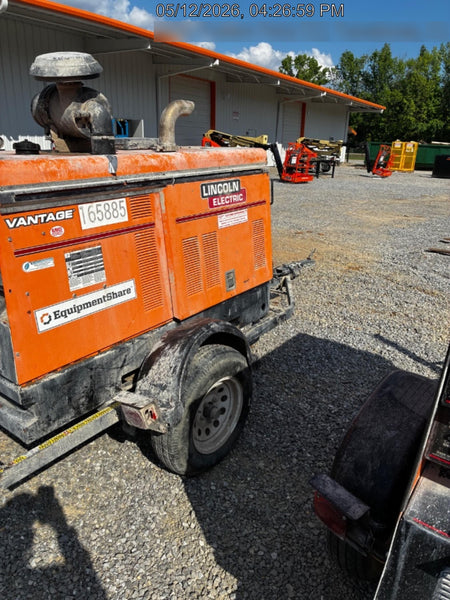 2021 Lincoln Electric Vantage 549X Ready Pak 3, ORANGE (includes trailer, cable rack, fender light kit)