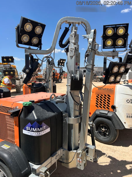 2024 Wanco WLTT-4MM4K Diesel, Deep Sea Controller, Shore Power Plug, Auto Start, (4) 350W LED Floodlights, 4kW Generator, 60 Gal Fuel Tank, 2" Ball, T3