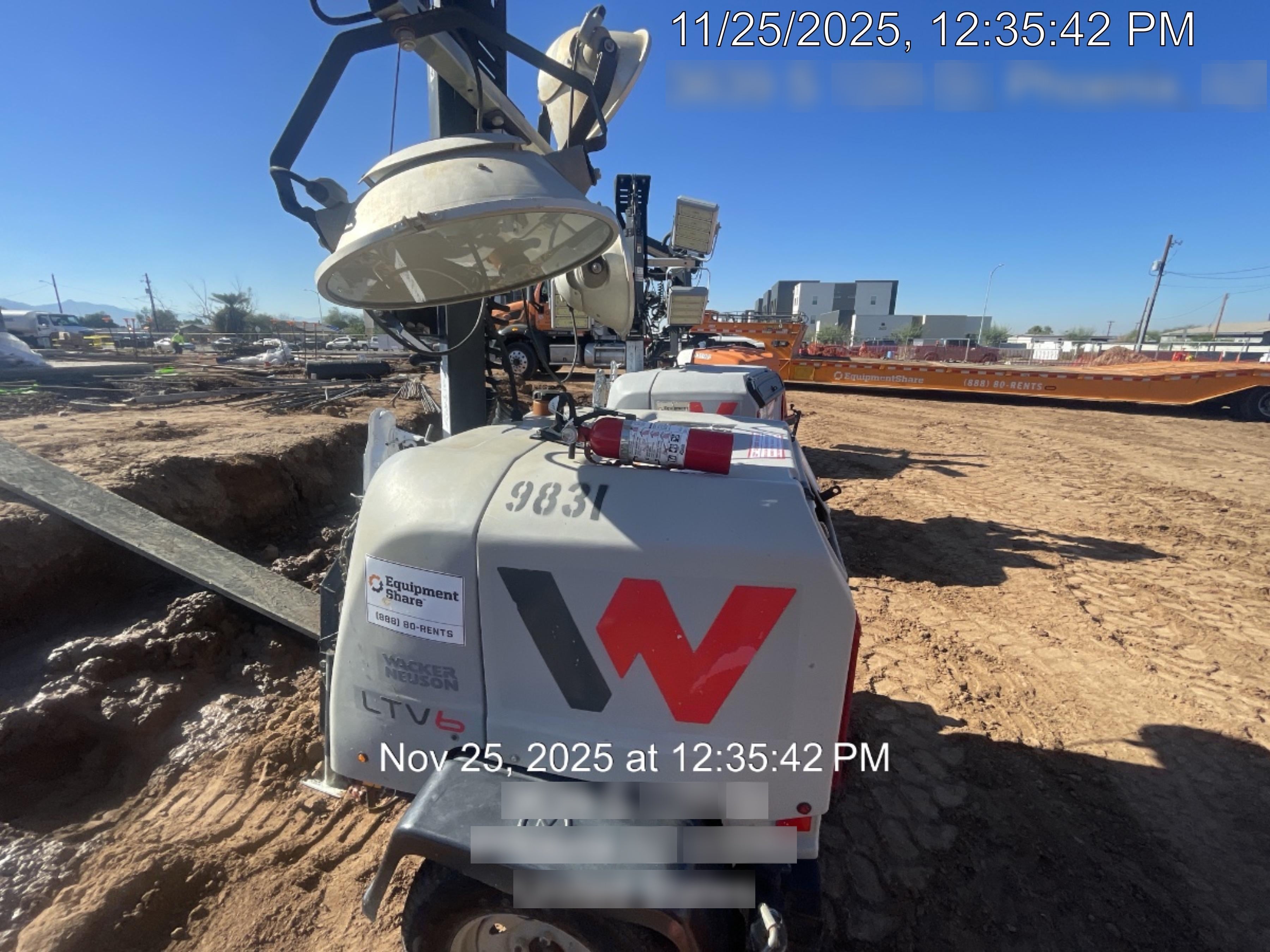 Wacker Neuson LTV6K-MH Wacker Neuson LTV6K Towable Light Tower