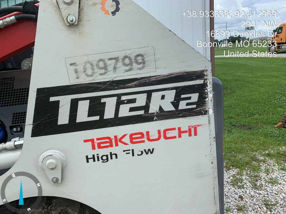 2020 Takeuchi TL12R2-CR Cab, Rubber Track