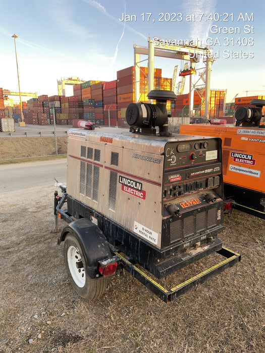 2021 Lincoln Electric Air Vantage 566 Air Vantage 566X Ready Pak 3 (includes trailer, cable rack, fender light kit); no telematics