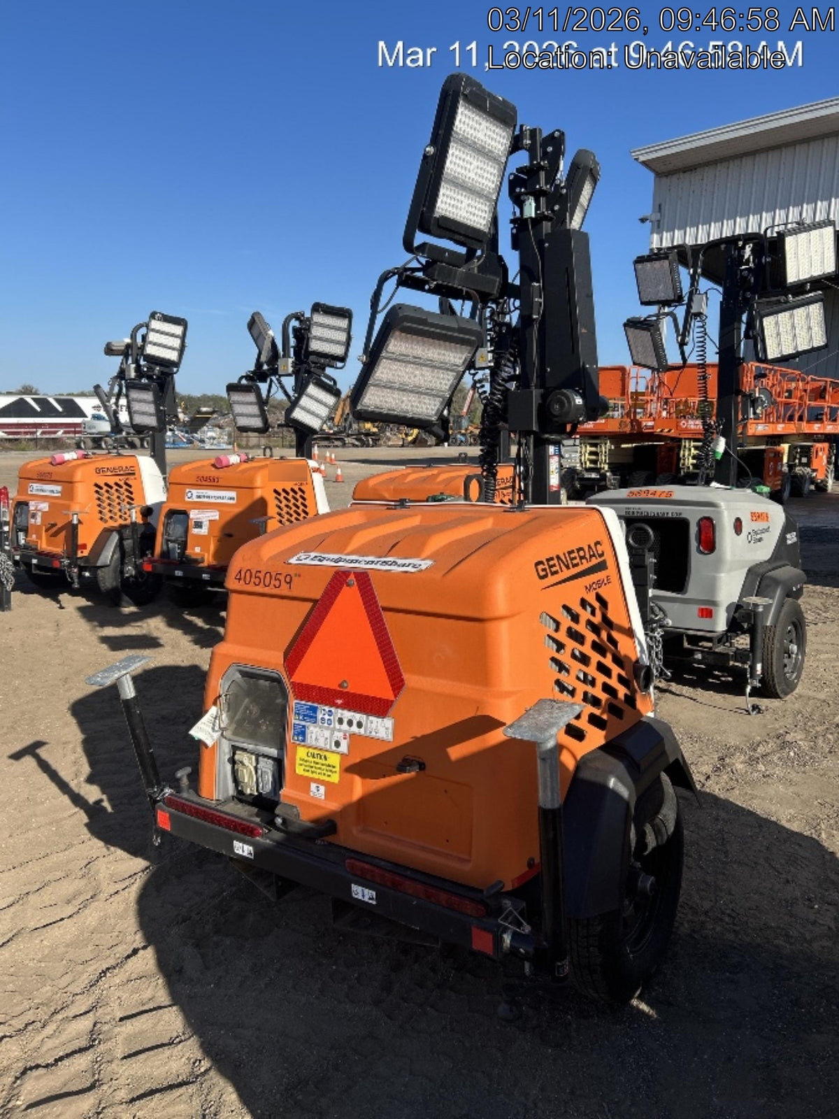 2024 Generac MLT6SKDS-STD4 ELEC WINCH Diesel, Electric Winch Mast, Powerzone Controller, (4) 320W LED Lights, 4kW Generator, 39.9 Gal Fuel Tank, 2" Ball, T3