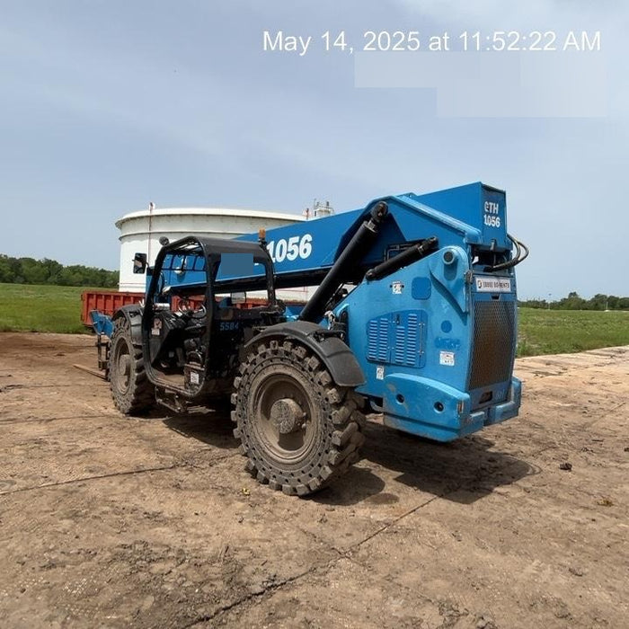 2017 Genie GTH-1056 Genie GTH1056, Solid Tires, 60" carriage, Light Kit, Open ROPS