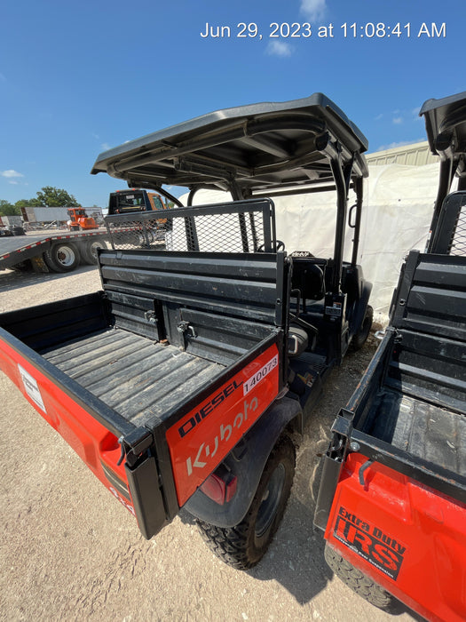 2022 Kubota RTV-X1140W-H Plastic Canopy, Windshield Acrylic Clear, LED Strobe Light, Wire Harness Kit, Back up Alarm