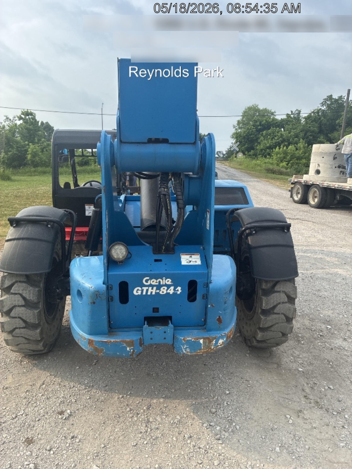 2019 Genie GTH-844 GTH-844 w/Open ROPS, FF Tires, beacon/work lights, 60" carriage/forks