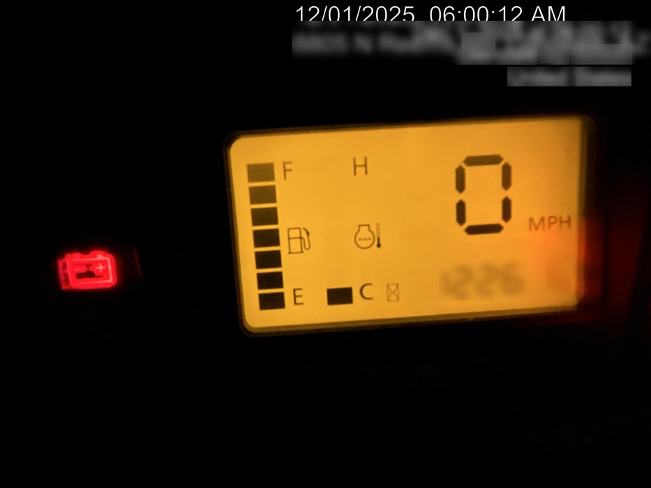 2022 Kubota RTV-X1140W-H Plastic Canopy, Windshield Acrylic Clear, LED Strobe Light, Wire Harness Kit, Back up Alarm