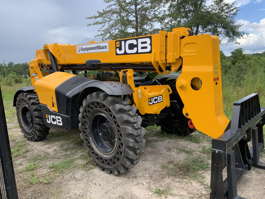 2020 JCB 509-42 Canopy, Solid Tires, Work Lights, Beacon, Aux Hydraulics, Back up Alarm, Lifting Eye, ES Decals