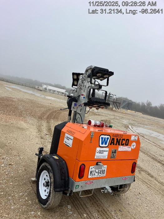 2024 Wanco WLTT-4MM4K Diesel, Deep Sea Controller, Shore Power Plug, Auto Start, (4) 350W LED Floodlights, 4kW Generator, 60 Gal Fuel Tank, 2" Ball, T3