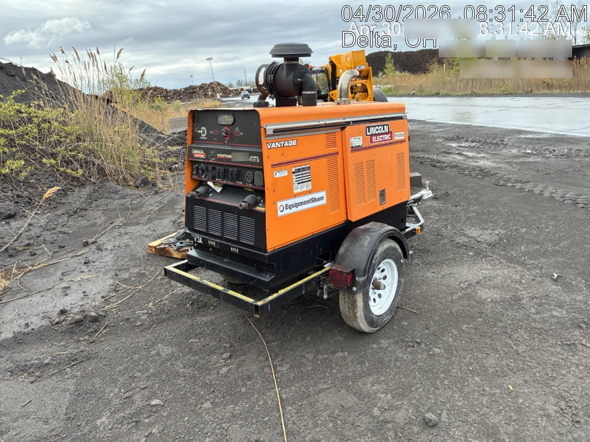 2021 Lincoln Electric Vantage 549X Ready Pak 3, ORANGE (includes trailer, cable rack, fender light kit)