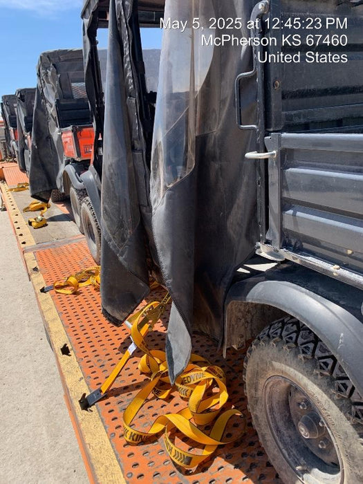 2022 Kubota RTV-X1140W-H Plastic Canopy, Windshield Acrylic Clear, LED Strobe Light, Wire Harness Kit, Back up Alarm