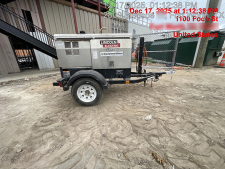 2019 Lincoln Electric Vantage 322 Ready-Pak 3, Two Wheel Trailer, Fender and Light Kit, Cable Rack